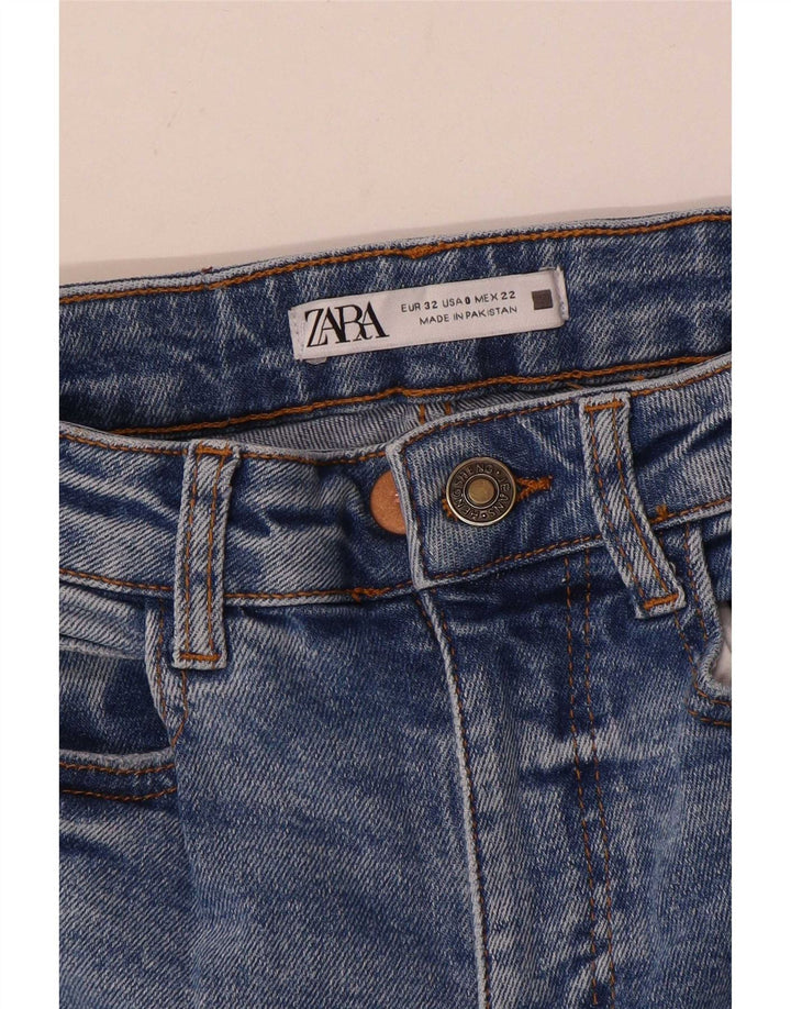 Blugi evazați pentru femei Zara EU 32 2XS L22 L34 Albastru