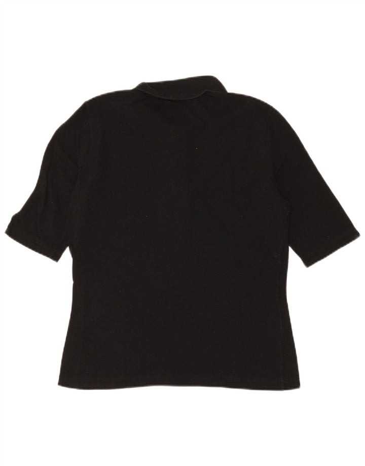 Tricou polo Lacoste pentru femei Mărimea 42 Bumbac negru mare