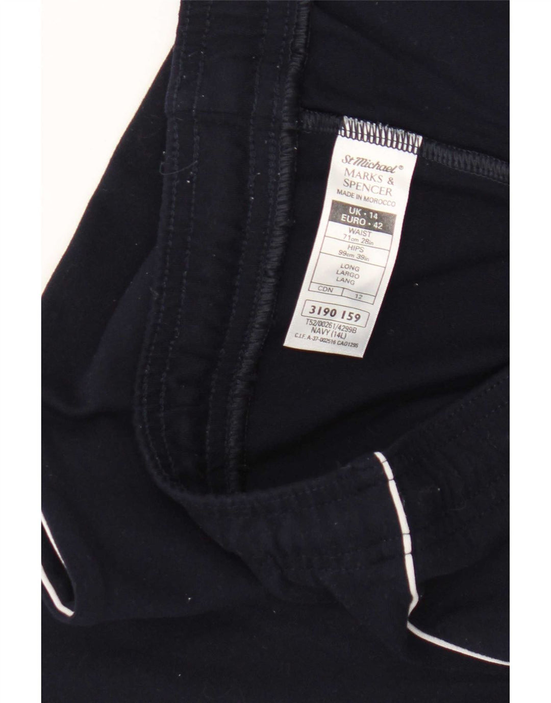 Pantaloni de trening pentru femei Marks & Spencer UK 14 mari poliamidă bleumarin