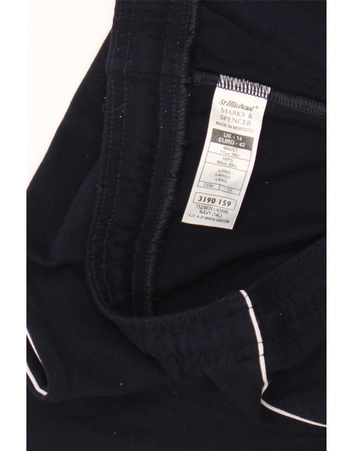 Pantaloni de trening pentru femei Marks & Spencer UK 14 mari poliamidă bleumarin