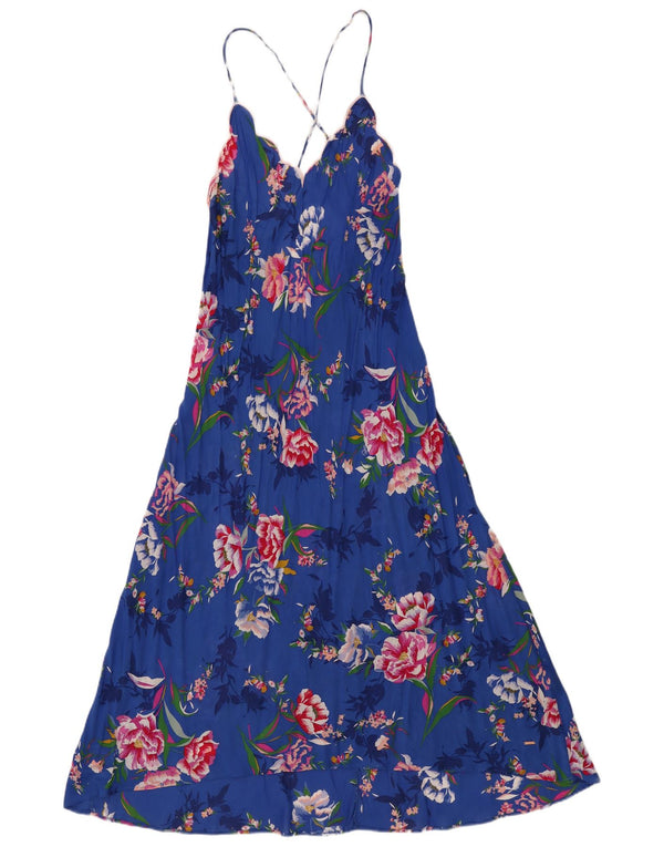 Rochie de soare cu autograf pentru femei Marks & Spencer UK 12 Medium Blue Floral