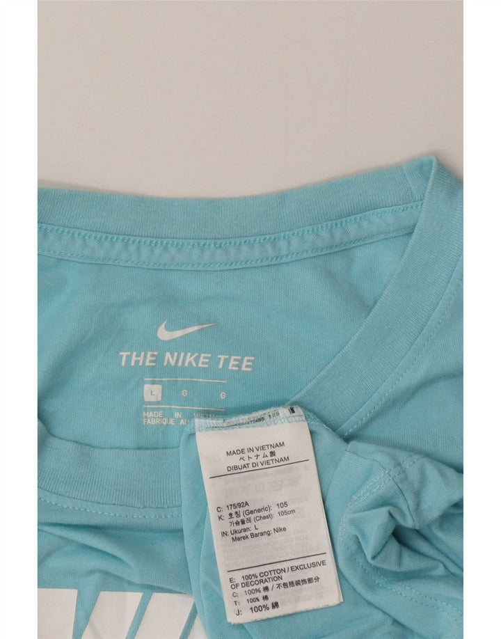 Tricou pentru bărbați Nike Top mare, albastru, bumbac