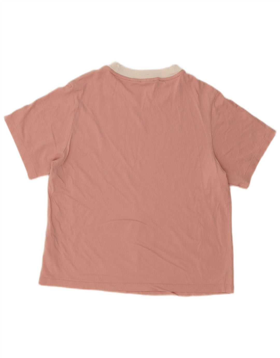 Tricou supradimensionat pentru femei Adidas UK 8 Small Pink Bumbac