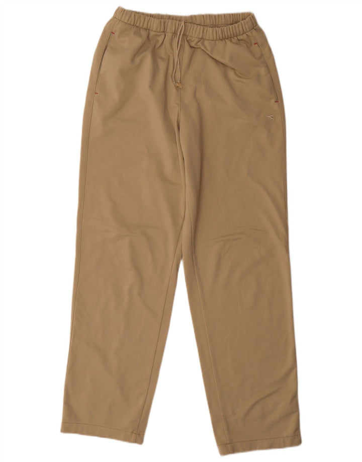 Pantaloni de trening Diadora pentru femei UK 14 mare, bej, poliester