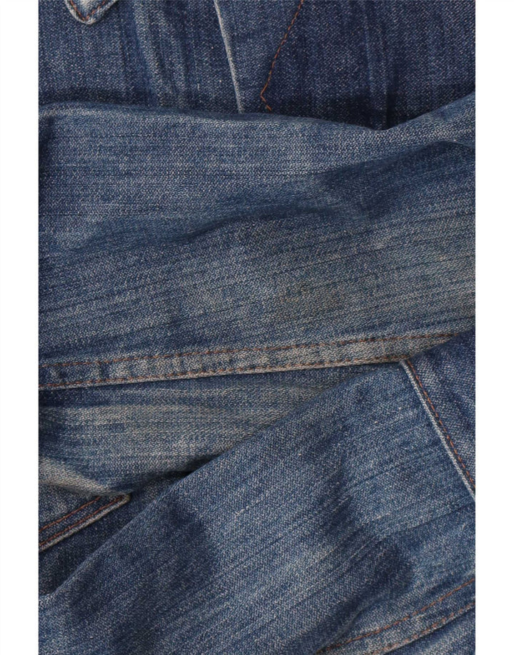Jachetă de blugi pentru bărbați Wrangler UK 38, albastru mediu
