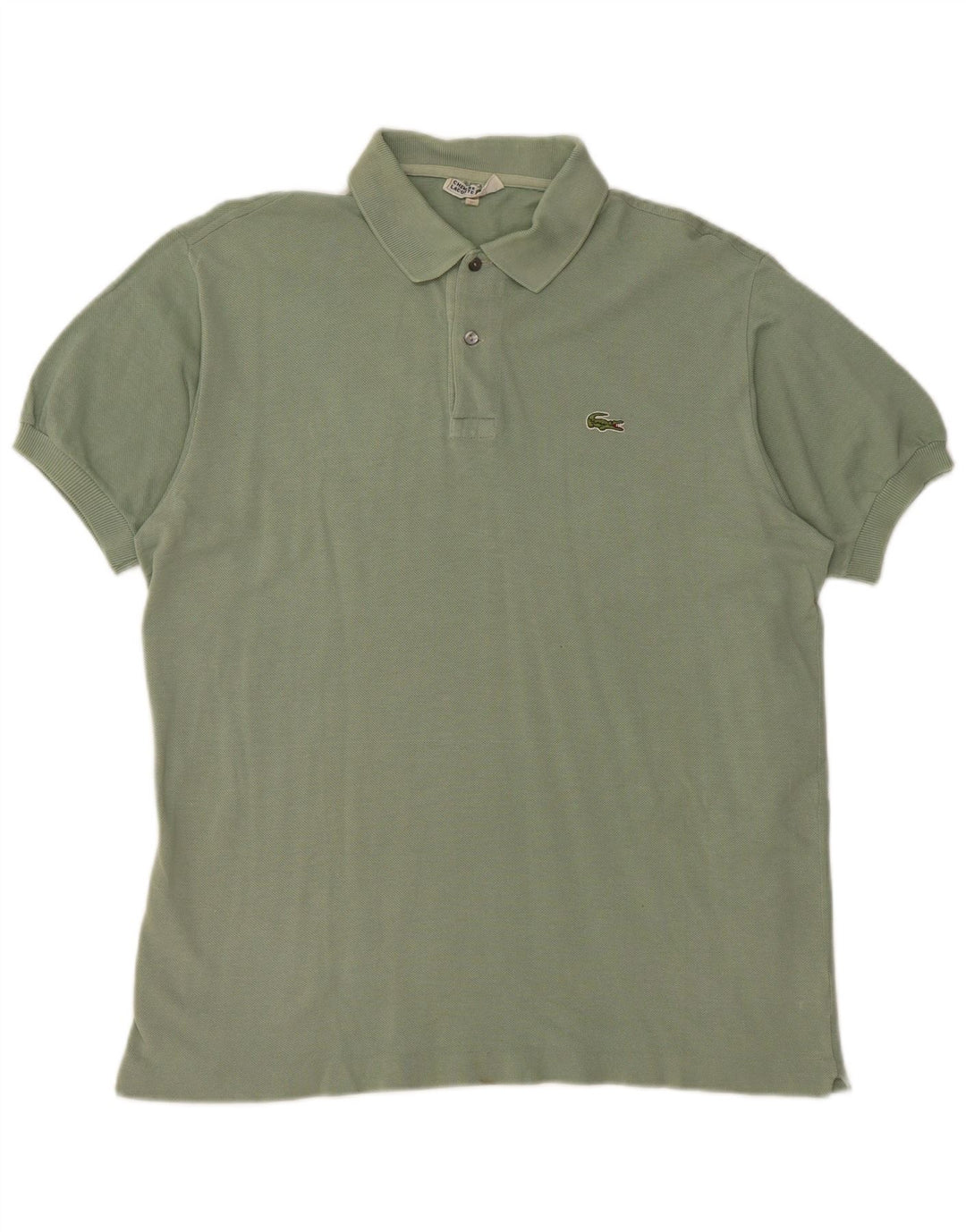Tricou polo Lacoste pentru bărbați, mărimea 5, bumbac verde mare