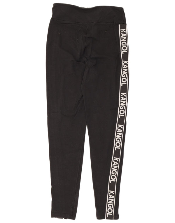 Leggings cu grafic pentru femei Kangol UK 12 bumbac mediu negru
