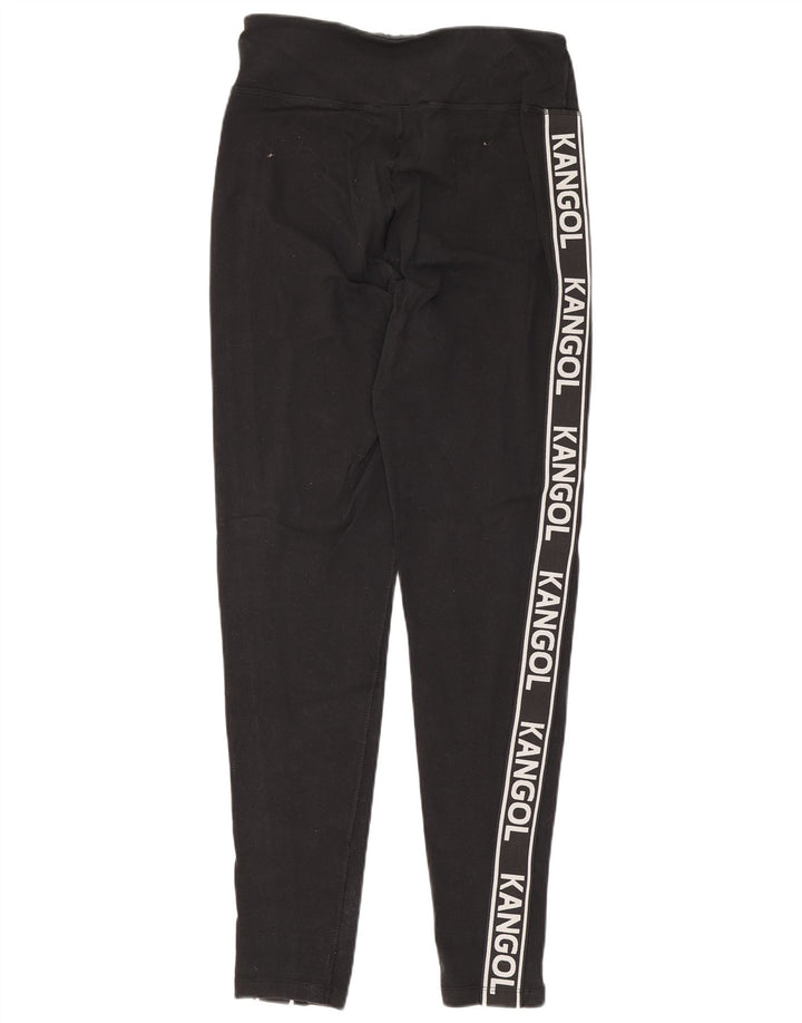 Leggings cu grafic pentru femei Kangol UK 12 bumbac mediu negru