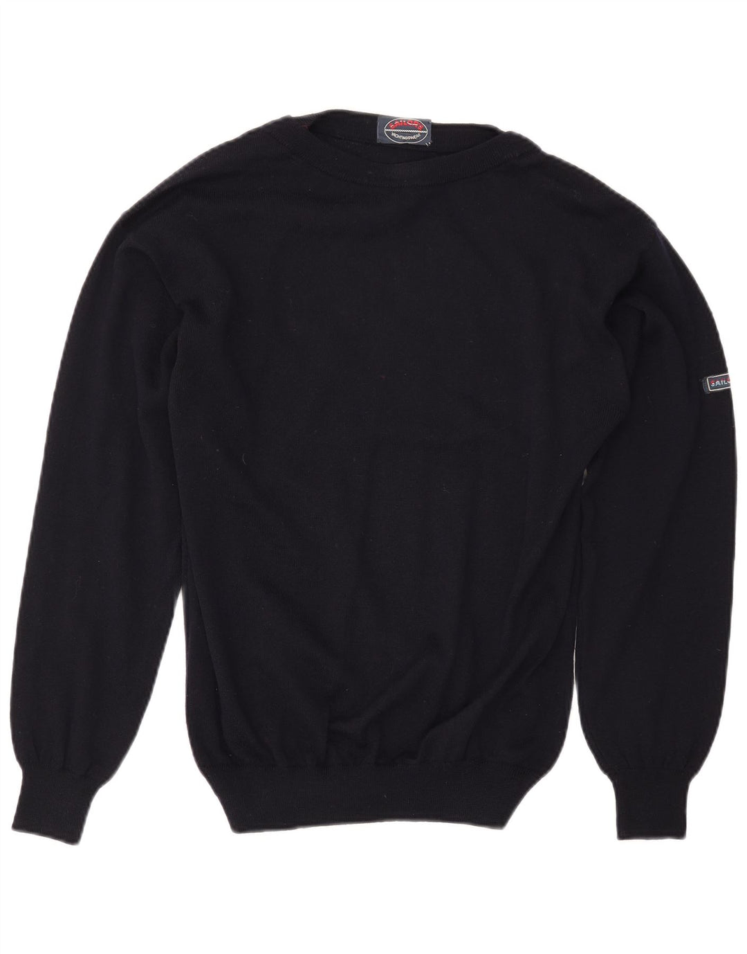 Pulover pentru bărbați VINTAGE cu gât de barcă, mediu bleumarin