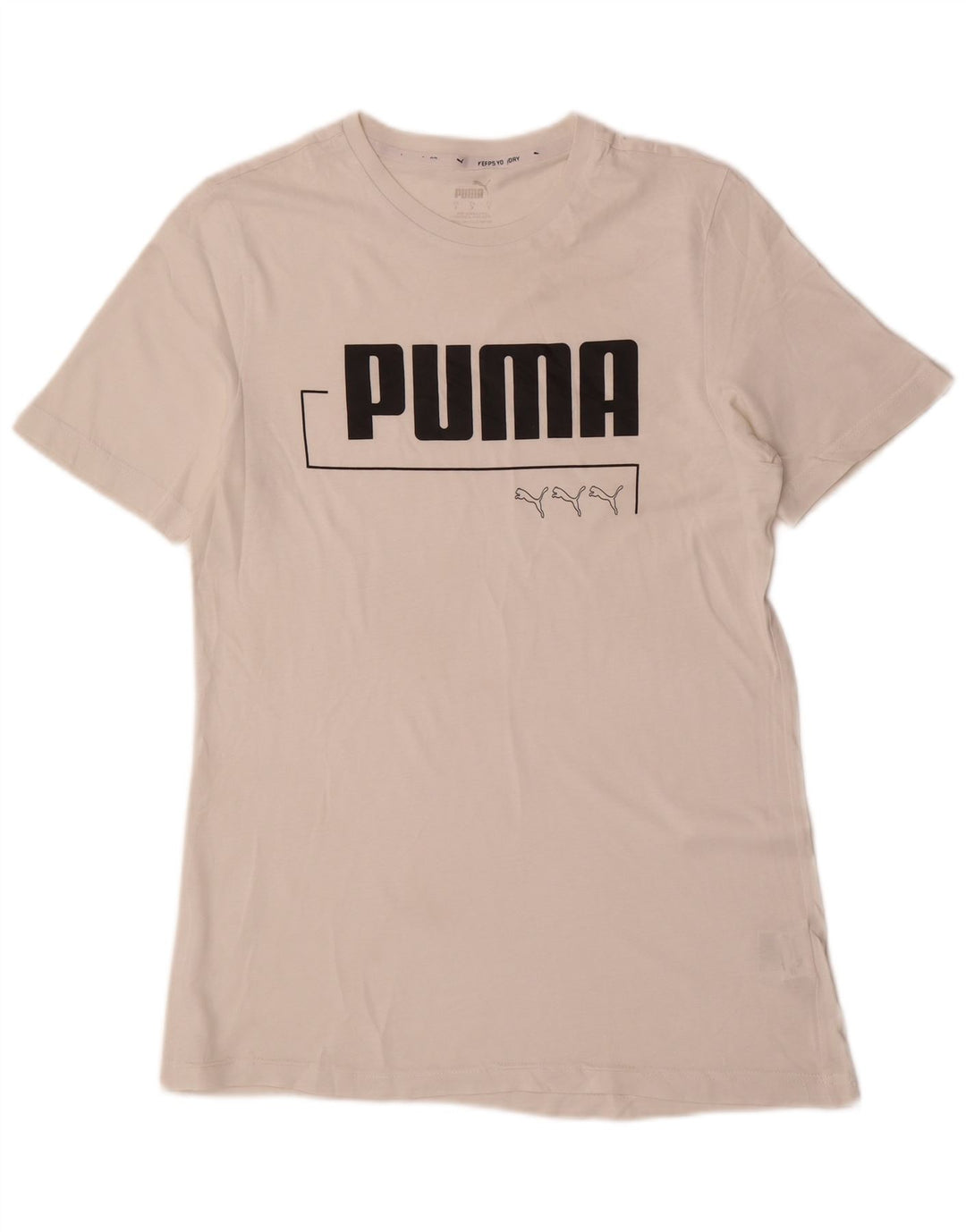 Tricou grafic Puma pentru bărbați Top mic alb