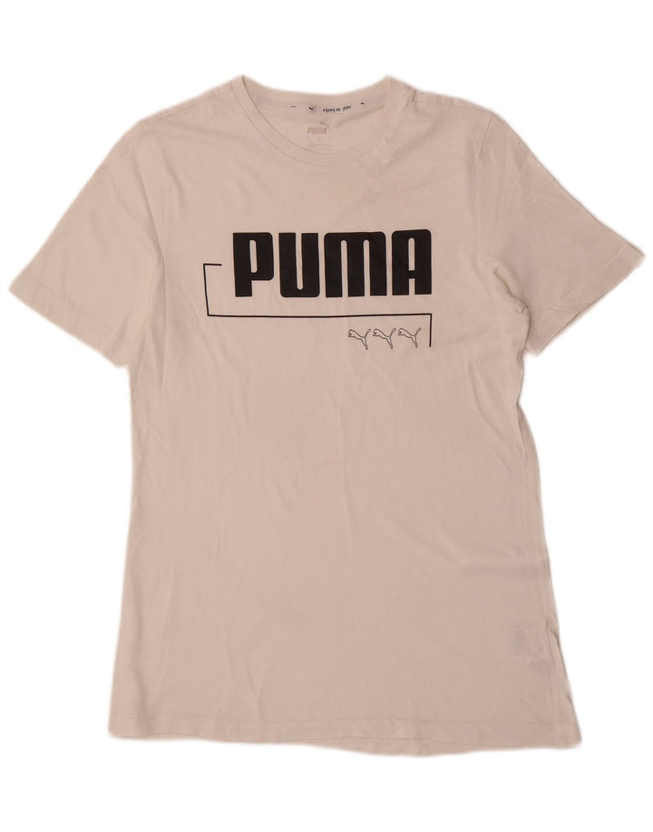 Tricou grafic Puma pentru bărbați Top mic alb