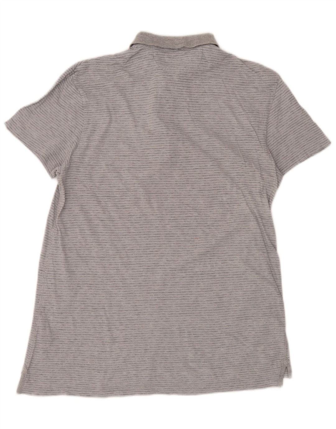 Tricou polo pentru bărbați All Saints, bumbac cu dungi gri mici