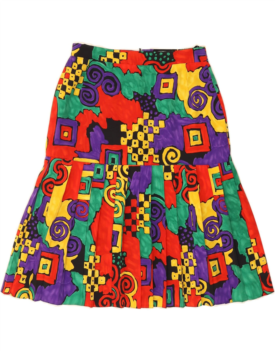 HERMANN LANGE Womens A-Line Skirt EU 38 Medium W28  Multicoloured Vintage Hermann Lange and Second-Hand Hermann Lange from Messina Hembry 