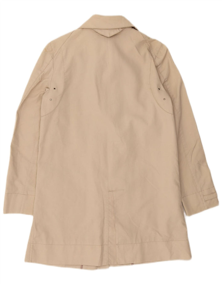 Trench pentru femei Zara UK 12 Bumbac Bej Mediu