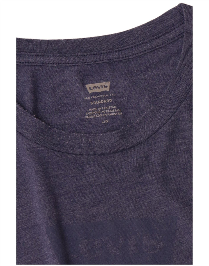 Tricou cu grafic standard Levi's pentru bărbați Top mare albastru