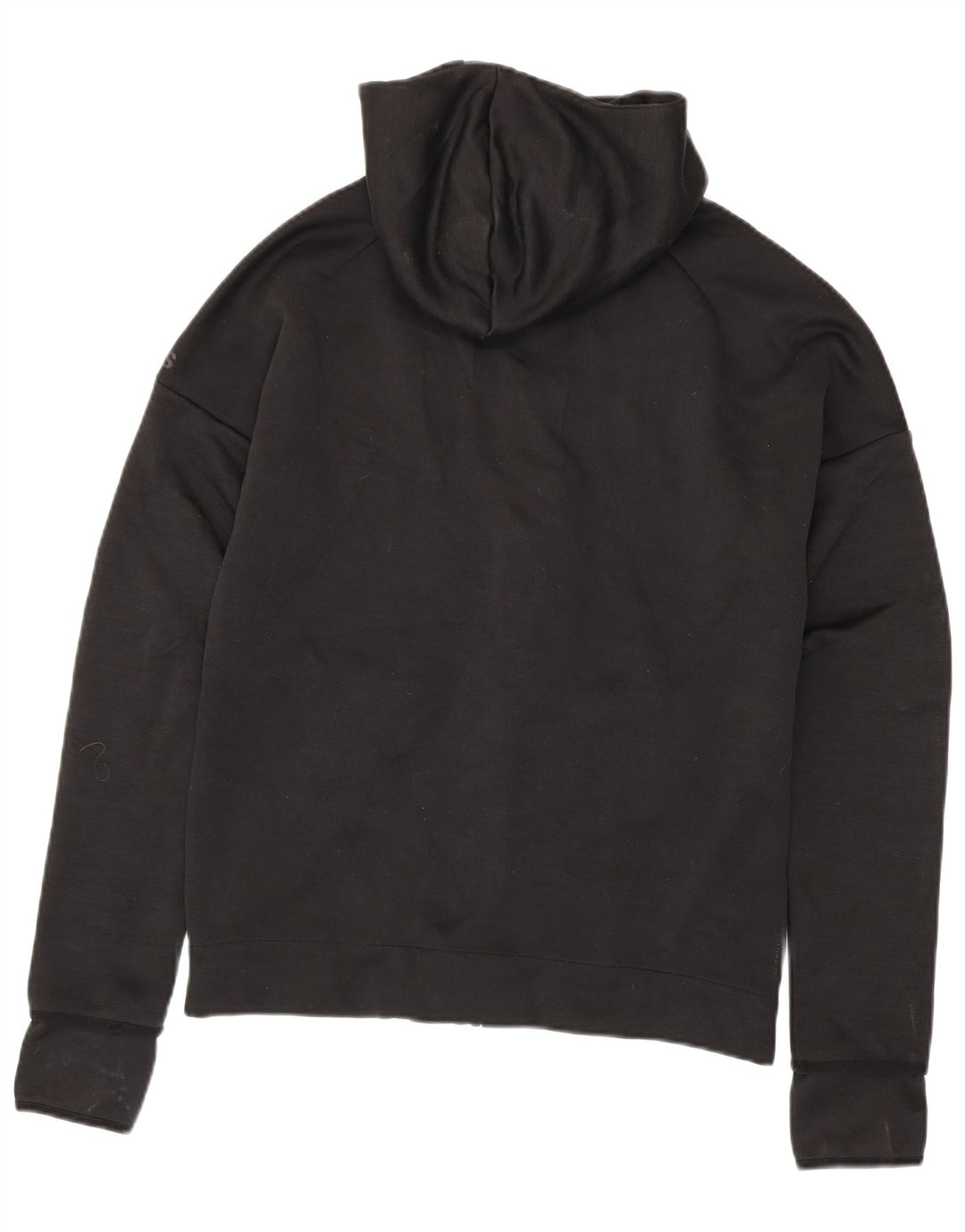 Pulover Adidas pentru bărbați, cu fermoar, poliester cu moale negru mediu
