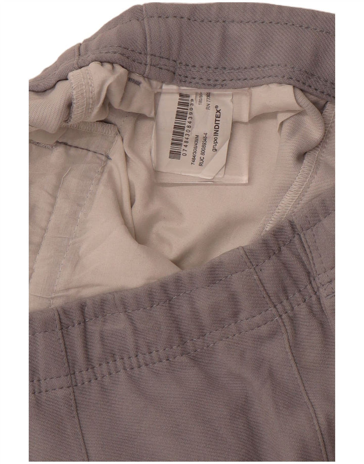 ZARA Mens Chino Shorts Medium W32  Grey Cotton