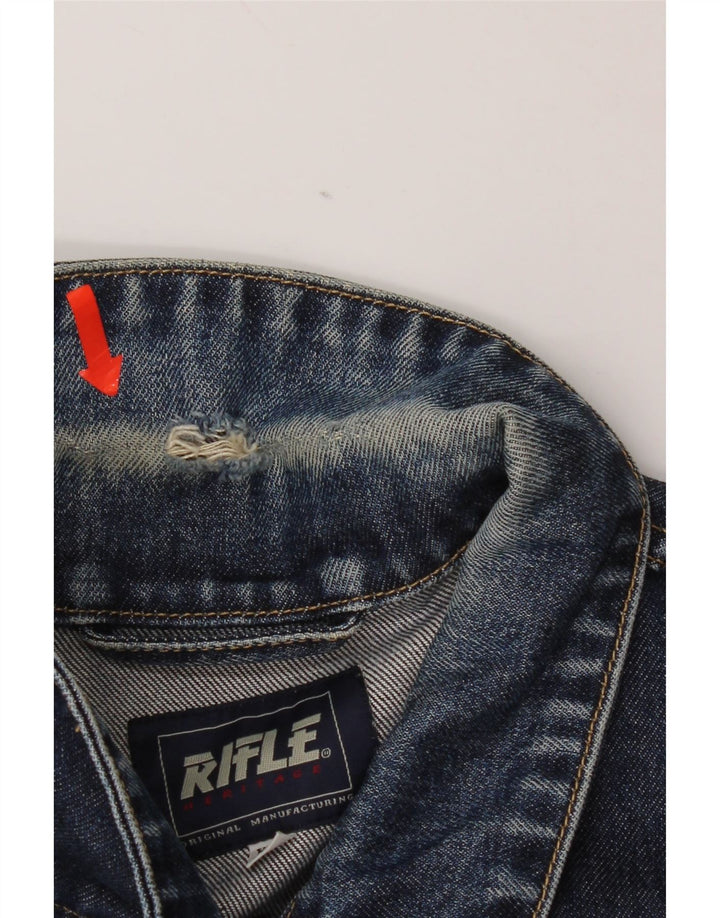 Jachetă de blugi pentru femei Rifle UK 20 2XL Bumbac albastru