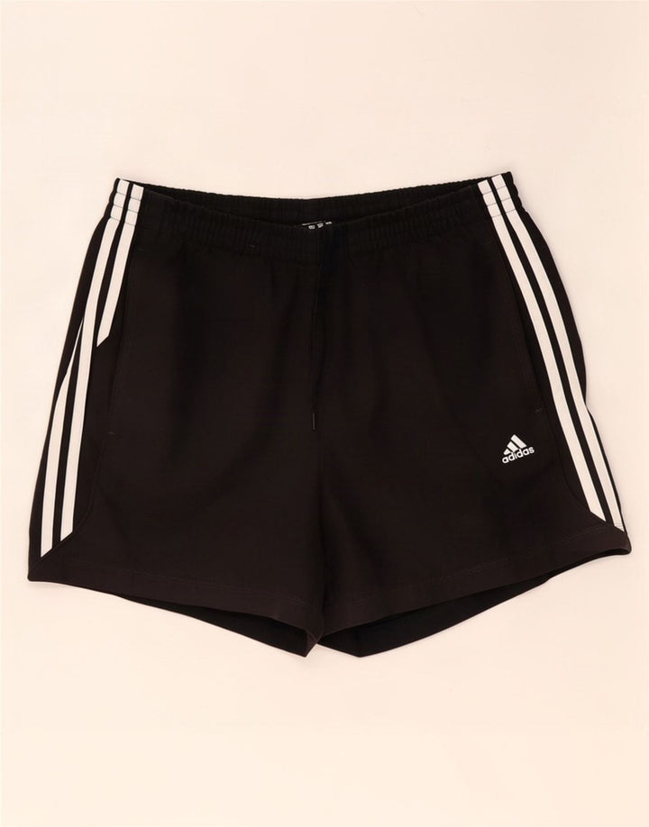 Pantaloni scurți sport pentru bărbați Adidas, poliester mediu negru