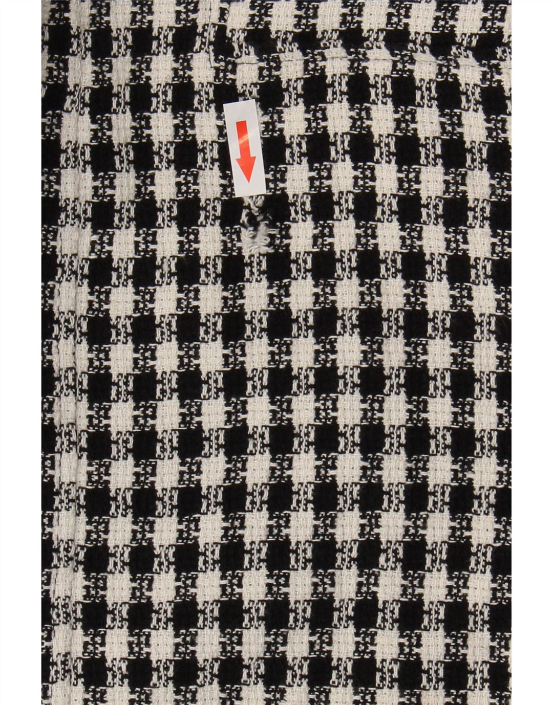 Fusta Mini Zara Femei Mic W26 Bumbac Check Negru