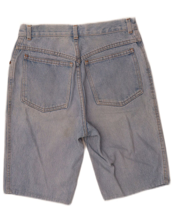 Pantaloni scurți din denim pentru femei Benetton W26 Small Blue