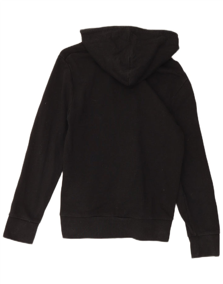 LEVI'S Mens Graphic Hoodie Jumper Small Black Cotton Classic