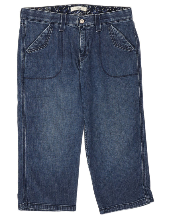 Jeans Capri de damă LEVI'S US 14 XL W36 L20 Bumbac albastru