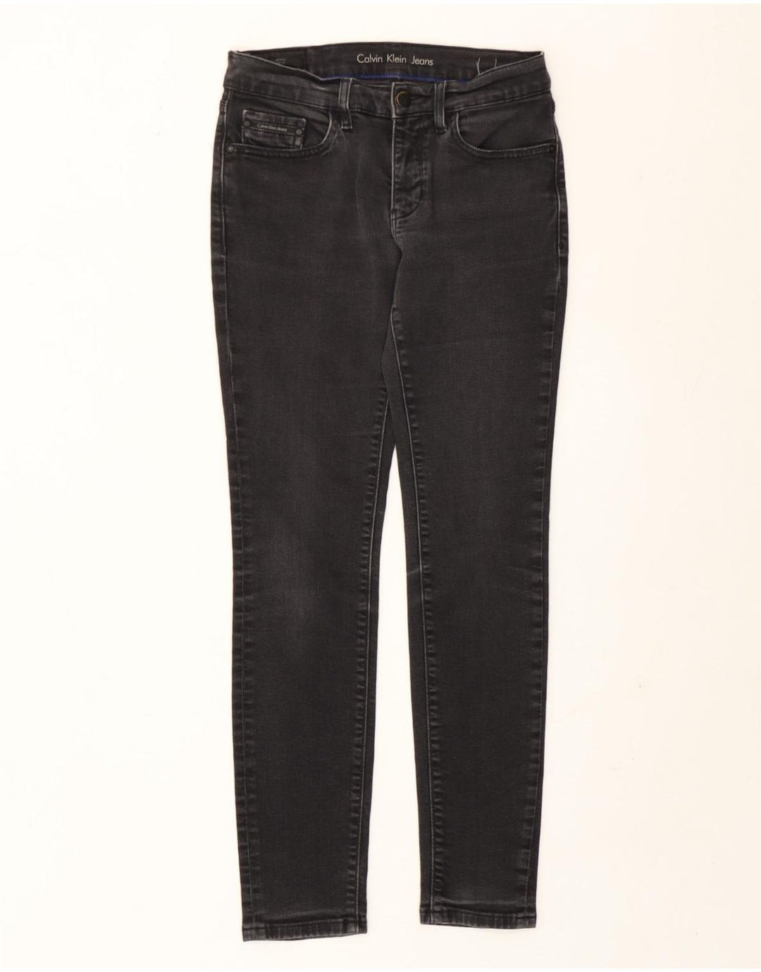 Blugi skinny pentru femei Calvin Klein W28 L30 gri