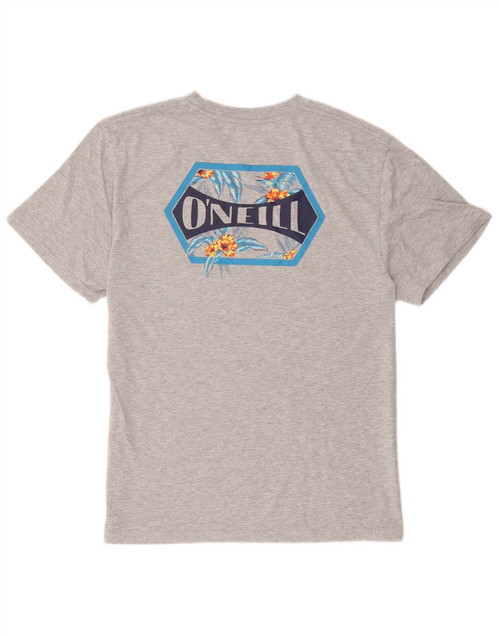 Tricou grafic O'Neill pentru bărbați, cu croiala modernă, mare, gri, bumbac