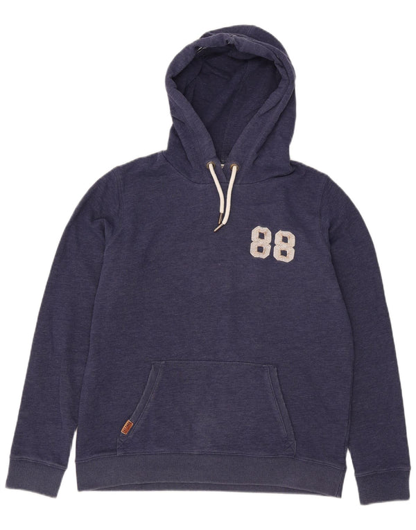 Pulover pentru femei Fat Face Heritage Graphic Hoodie UK 12 Medium Bleumarin