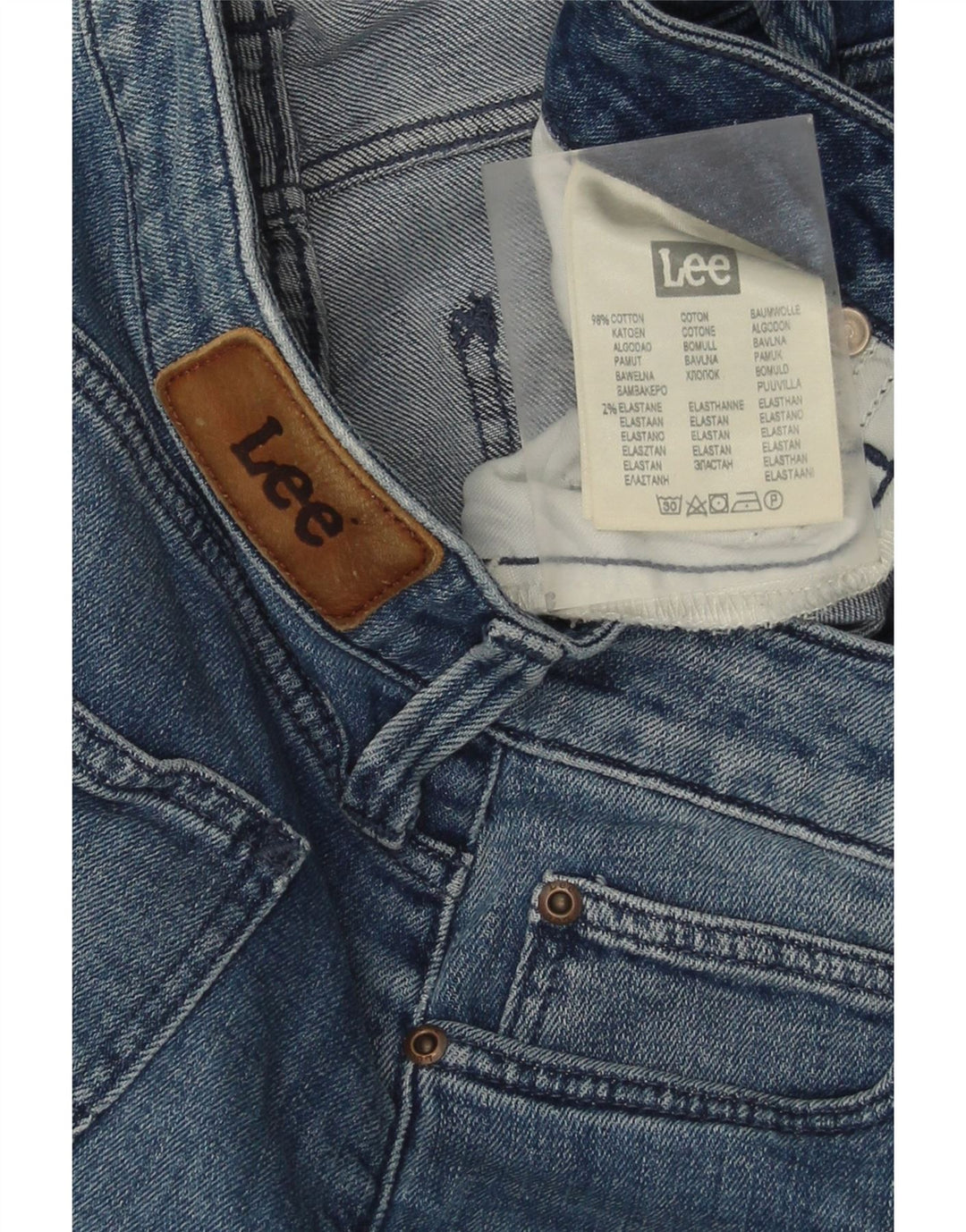 Blugi Lee Elly Slim pentru femei W30 L31 Bumbac albastru
