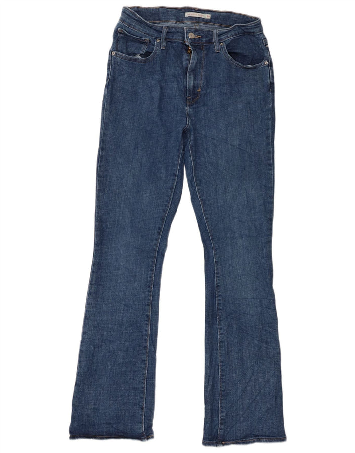 Blugi Levi's 725, cu talie înaltă, pentru femei, L30 L32, bumbac albastru