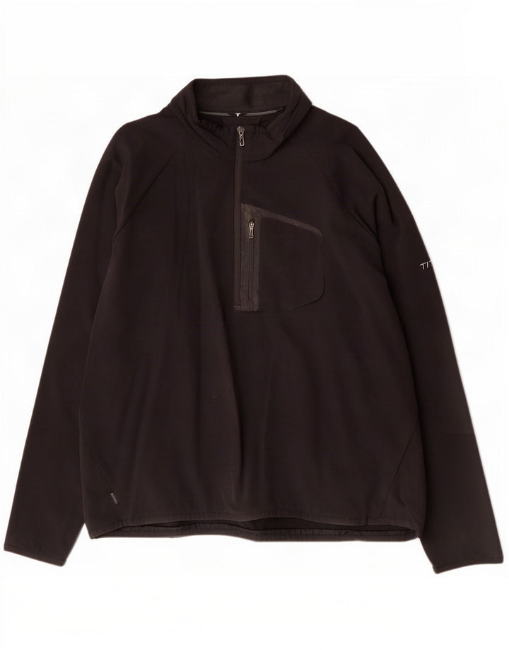 Jachetă de trening Columbia Titanium Pullover pentru bărbați, 2XL, nailon negru