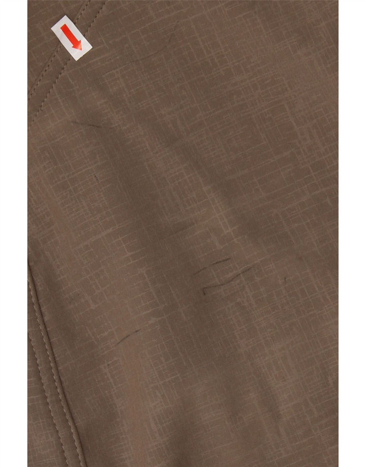EDDIE BAUER Jachetă de vânt pentru femei cu glugă, UK 16, mare, bej, poliester
