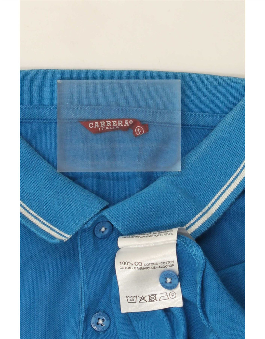 Cămașă polo pentru bărbați Carrera XL Bumbac albastru