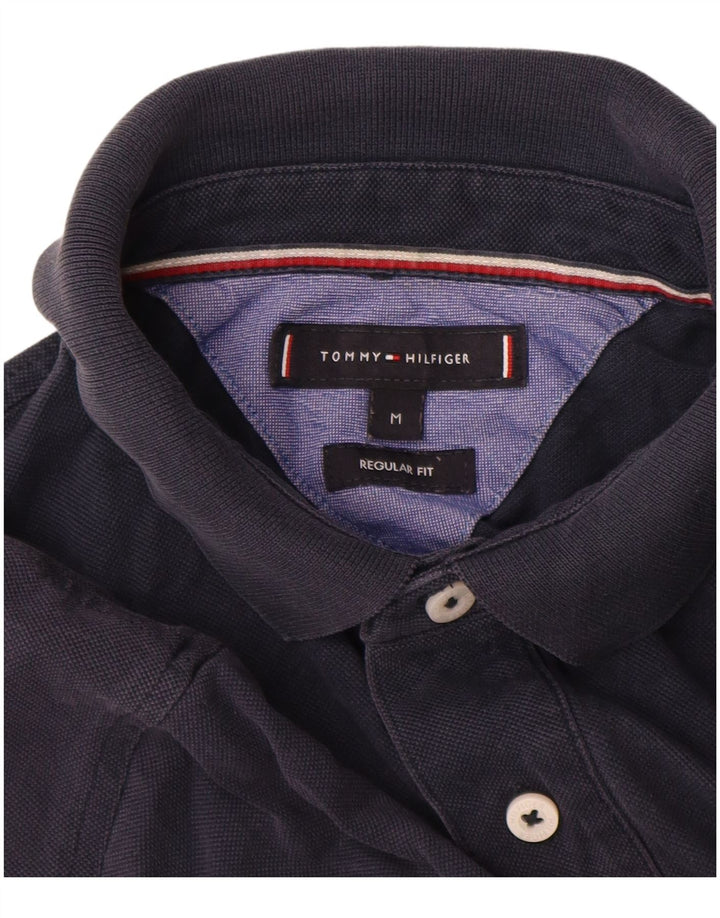 Cămașă polo Tommy Hilfiger pentru bărbați, cu formă regulată, albastru bleumarin mediu