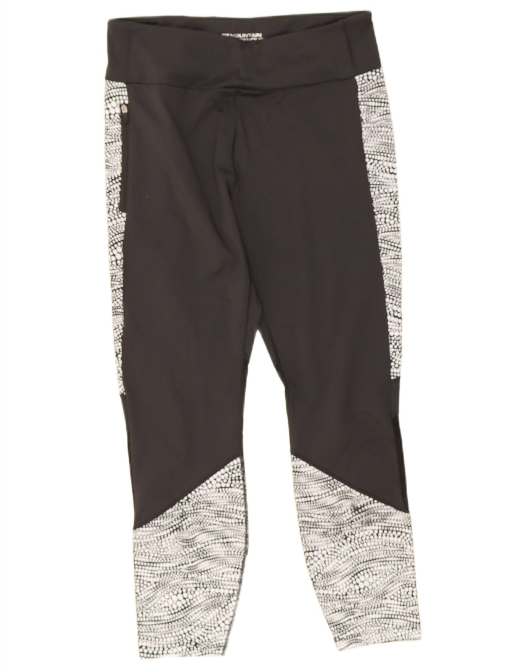 Leggings Capri pentru femei Mountain Warehouse UK 14 Medium Black Colorblock