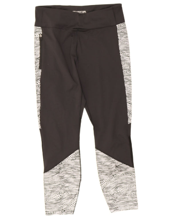 Leggings Capri pentru femei Mountain Warehouse UK 14 Medium Black Colorblock