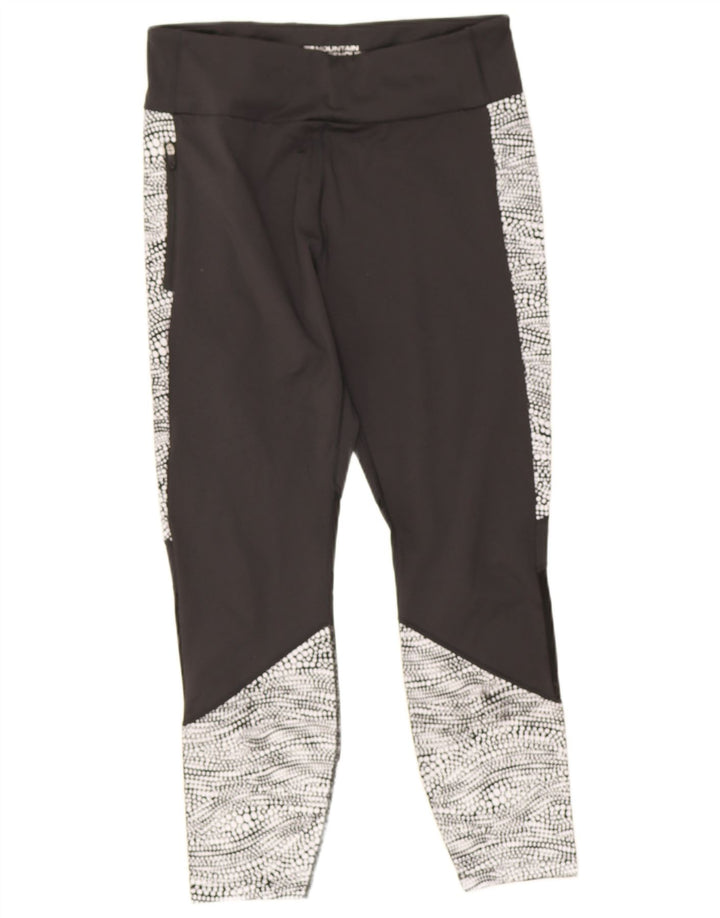 Leggings Capri pentru femei Mountain Warehouse UK 14 Medium Black Colorblock