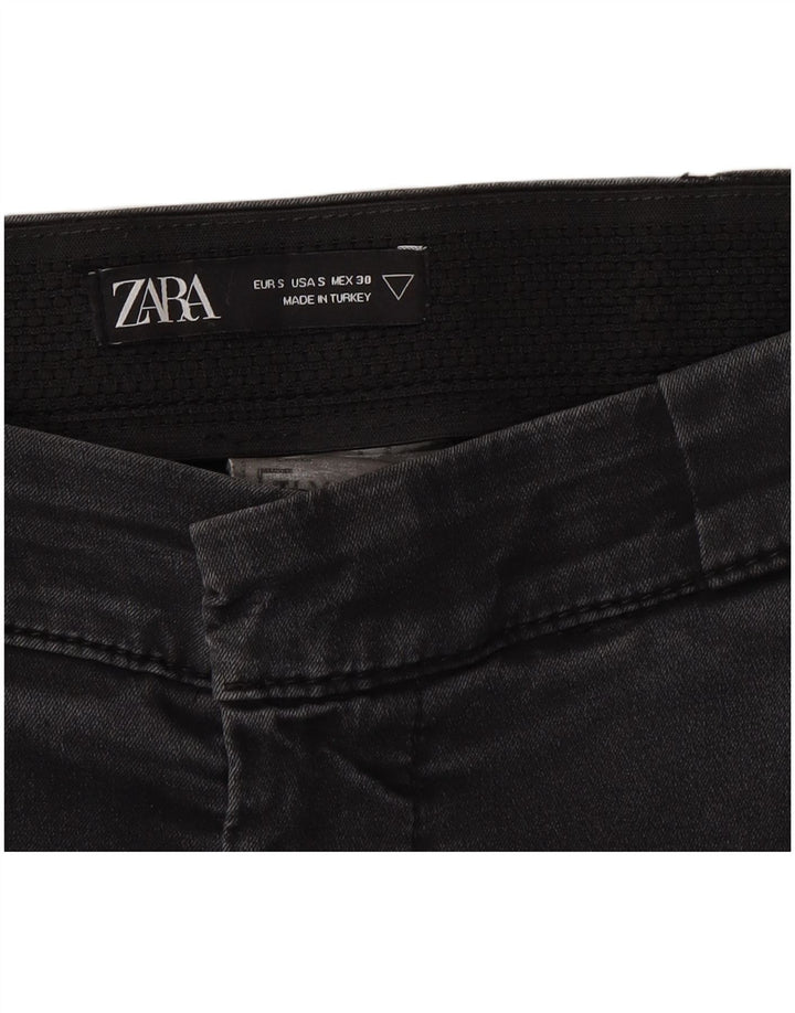 ZARA Mens Skinny Jeans Small W28 L26 Black