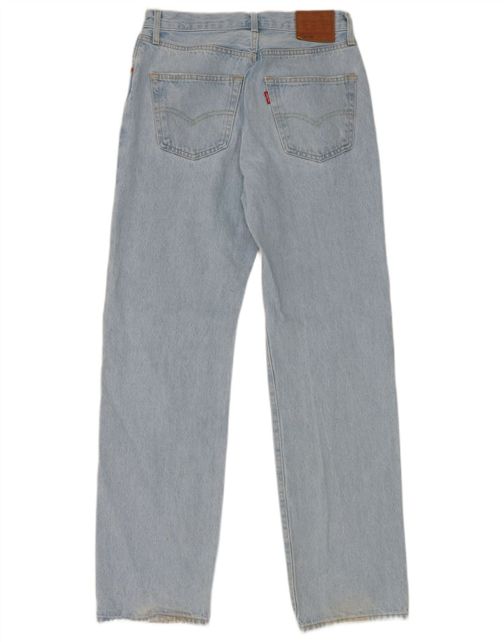 Blugi drepti pentru femei Levi's 501 W25 L32 Bumbac albastru