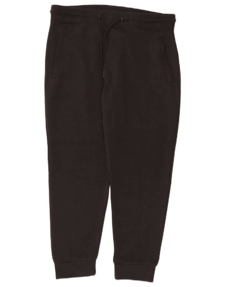 Pantaloni de trening ZARA pentru femei Joggeri UK 14 Poliester negru mare