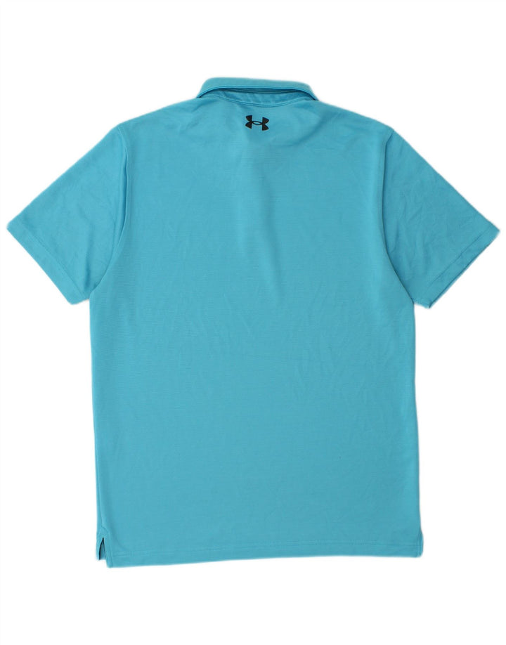 Cămașă polo pentru bărbați UNDER ARMOUR, cu o formă lejeră, poliester albastru mediu