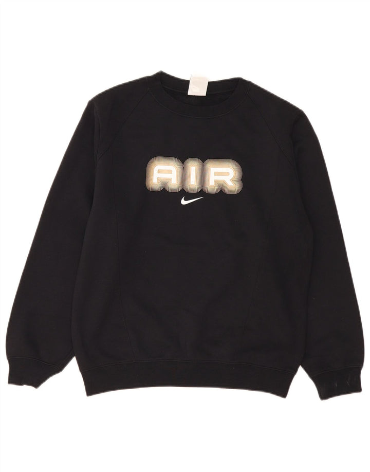 Pulover Nike Air Graphic pentru băieți 12-13 ani Poliester negru mare