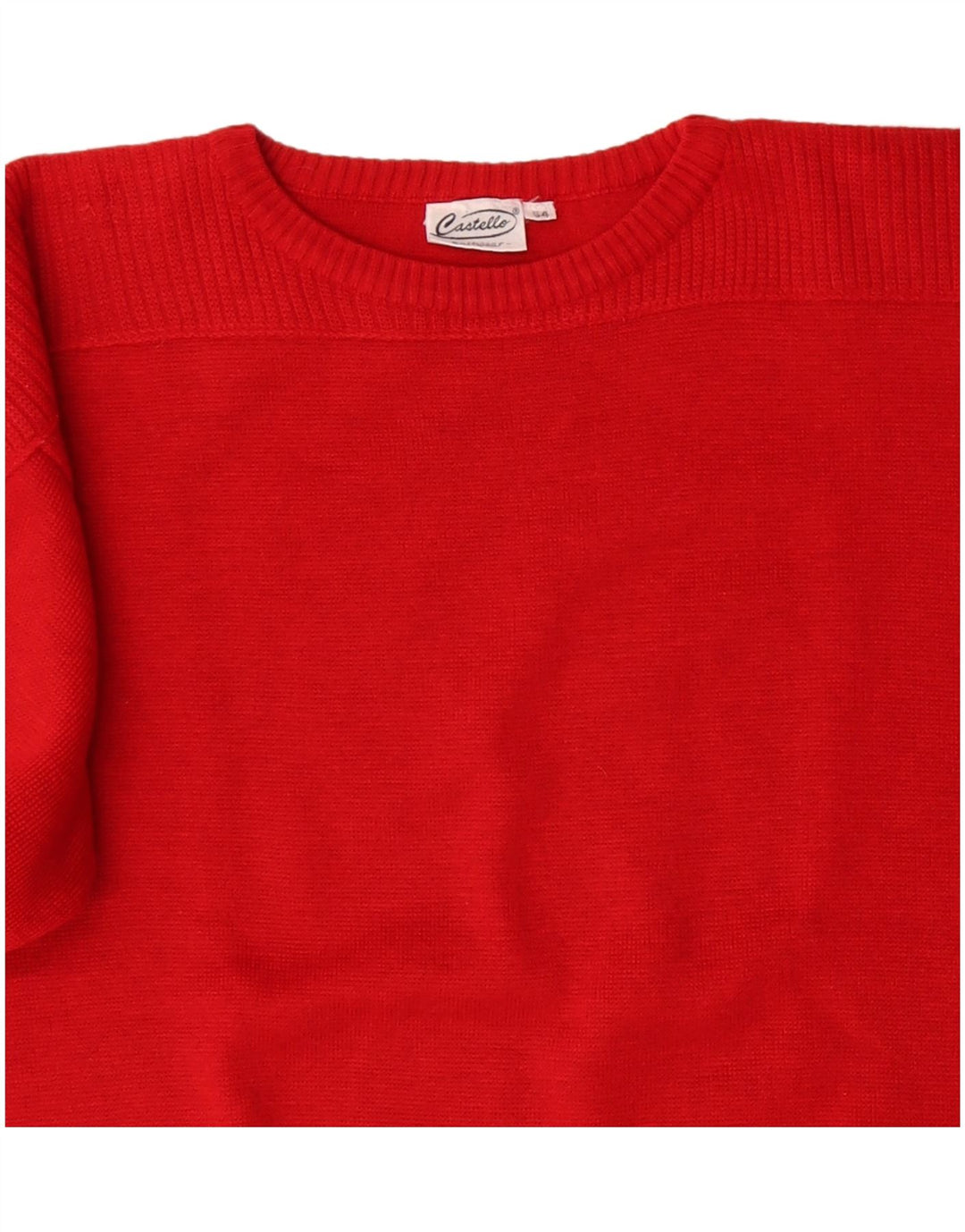 Pulover pentru damă Castello cu gât roșu IT 54 2XL poliacrilic roșu