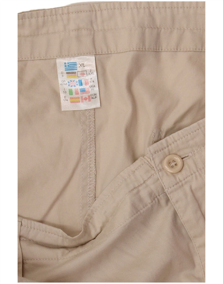 Pantaloni scurti cargo pentru bărbați VINTAGE XL W38 bumbac bej