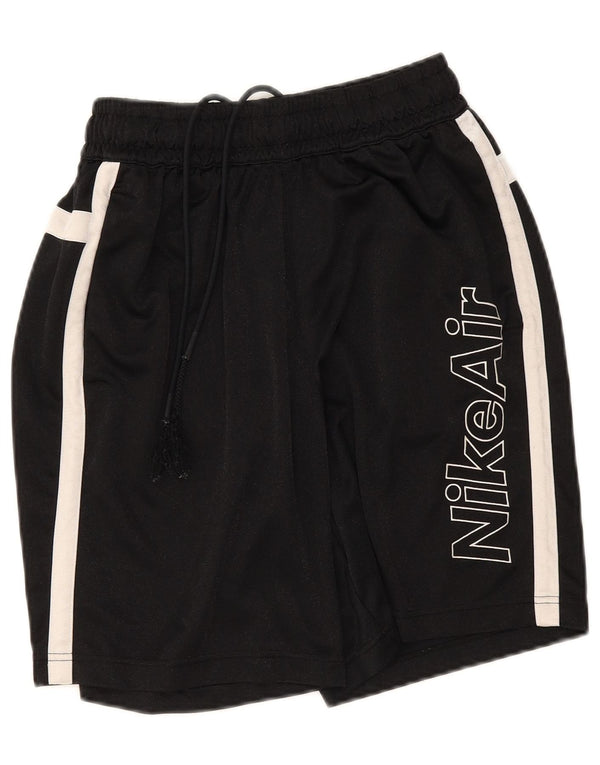 Pantaloni scurți sport grafic Nike pentru bărbați, medii, negru, poliester color bloc