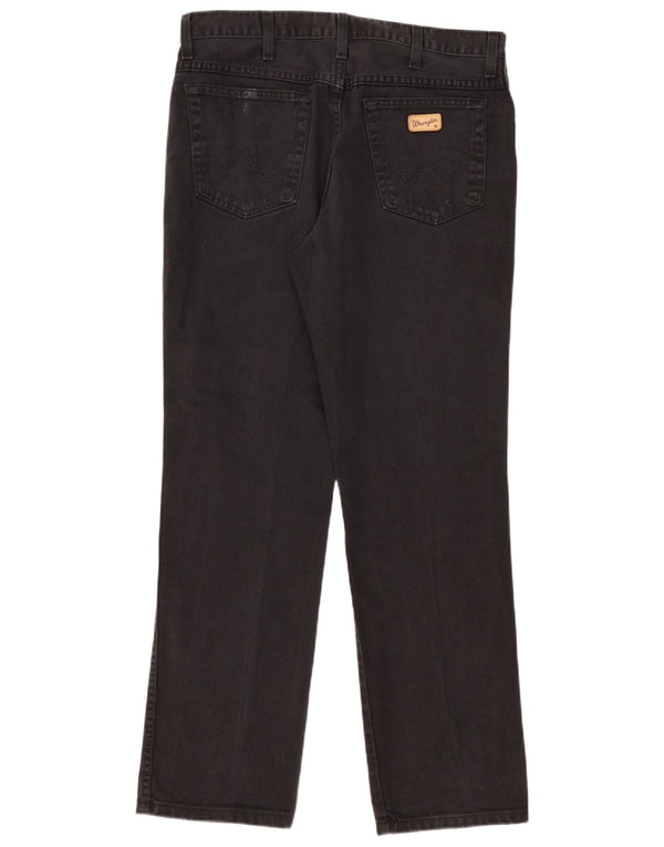 WRANGLER Blugi drepte pentru bărbați Texas W36 L32 bumbac negru