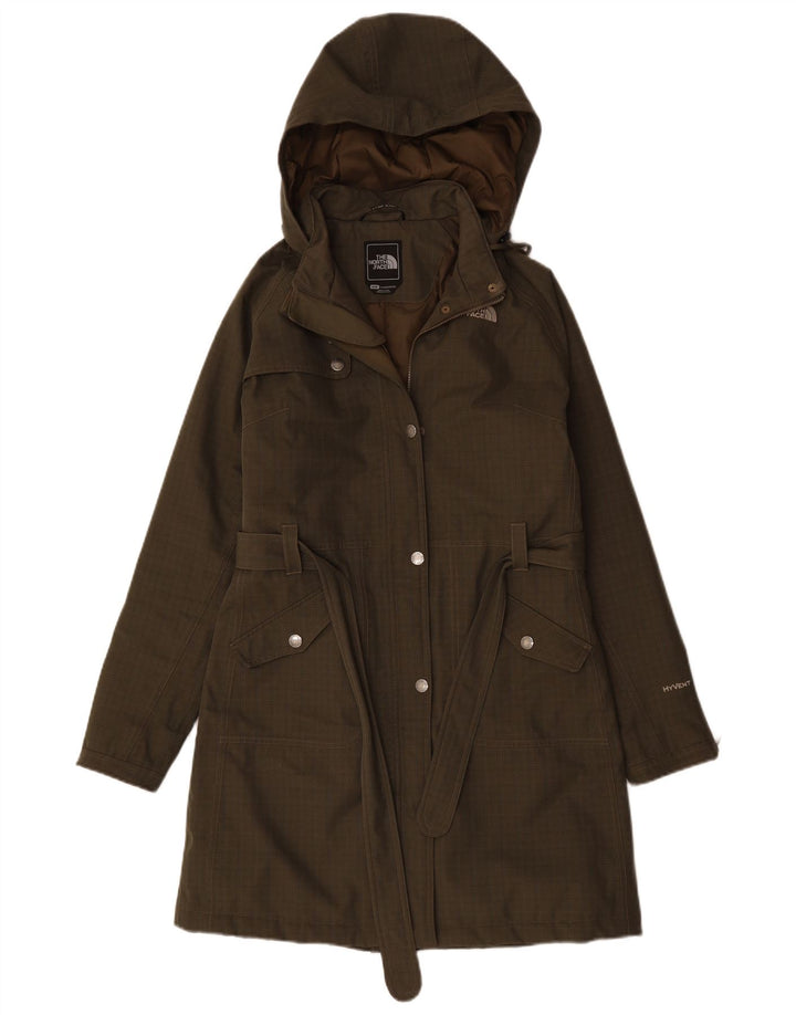 The NORTH FACE Jachetă Windbreaker cu glugă pentru femei UK 14 Medium Green Check