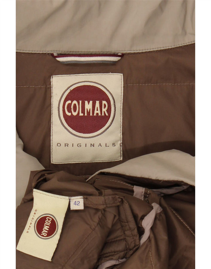 COLMAR Womens Padded Coat IT 42 Small Grey Vintage Colmar and Second-Hand Colmar from Messina Hembry 